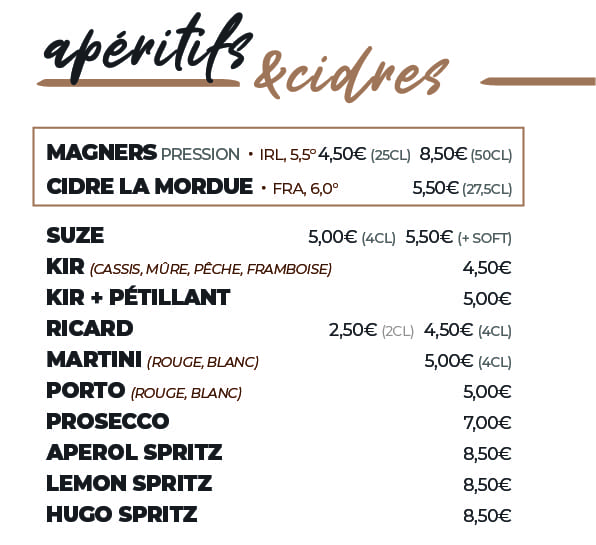 Apéritifs