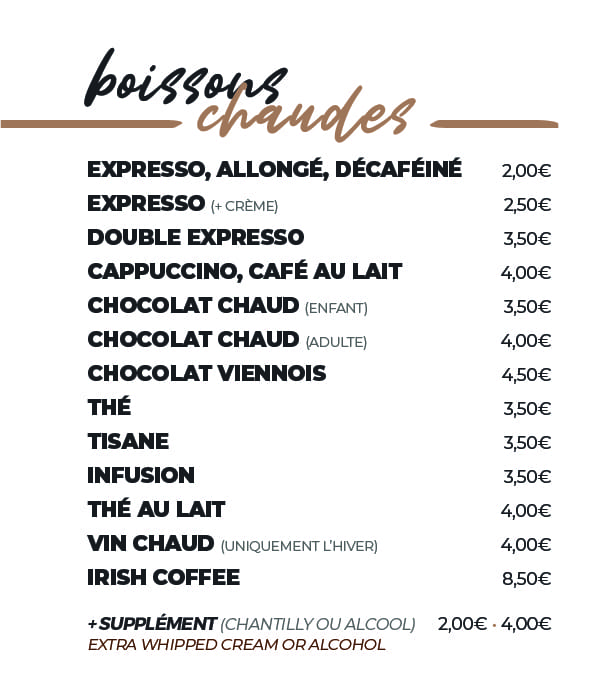 Boissons Chaudes